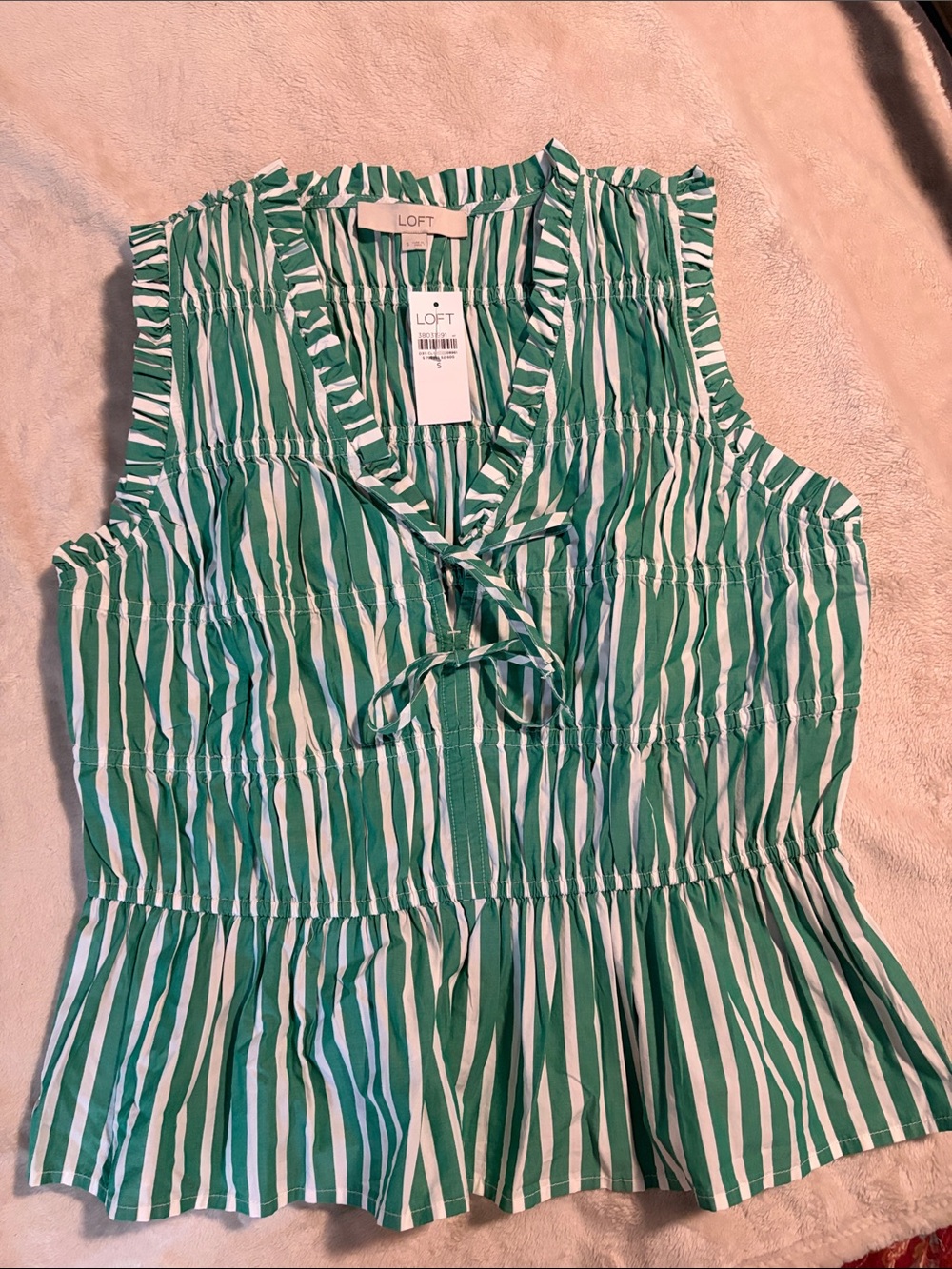 LOFT peplum top